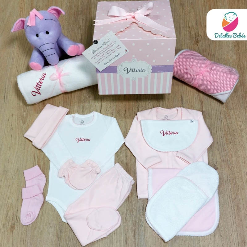 Ajuar de Regalo para Bebes - 14 piezas - Ajuar Premium