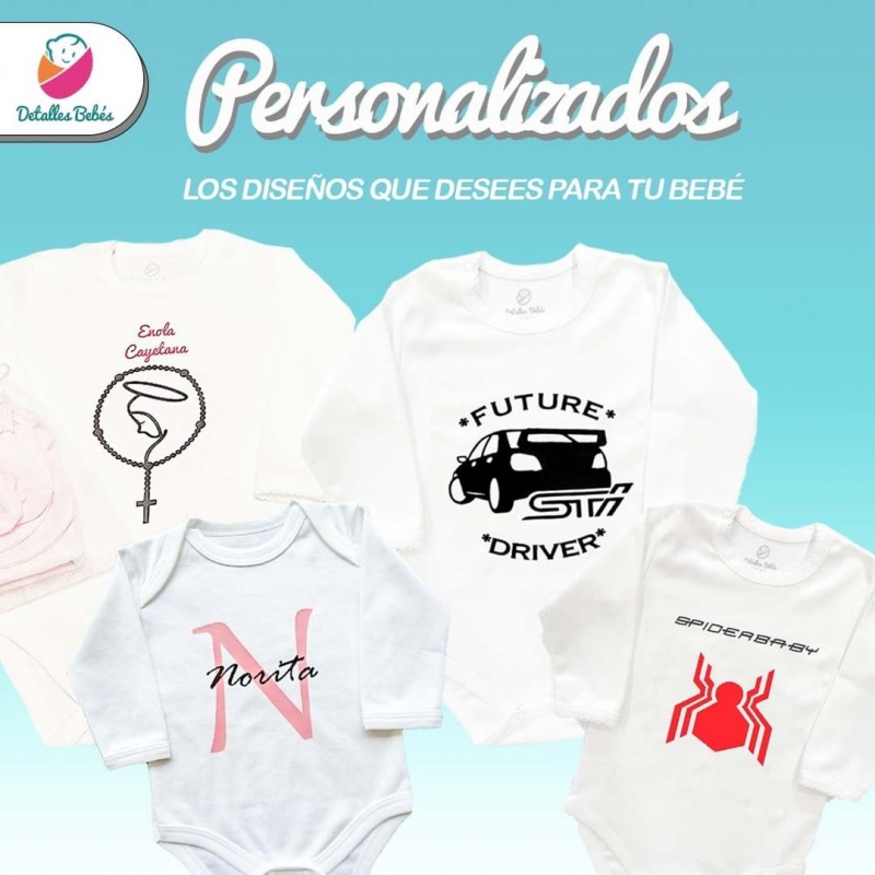 Polos personalizados para Bebe en Algodon Pima